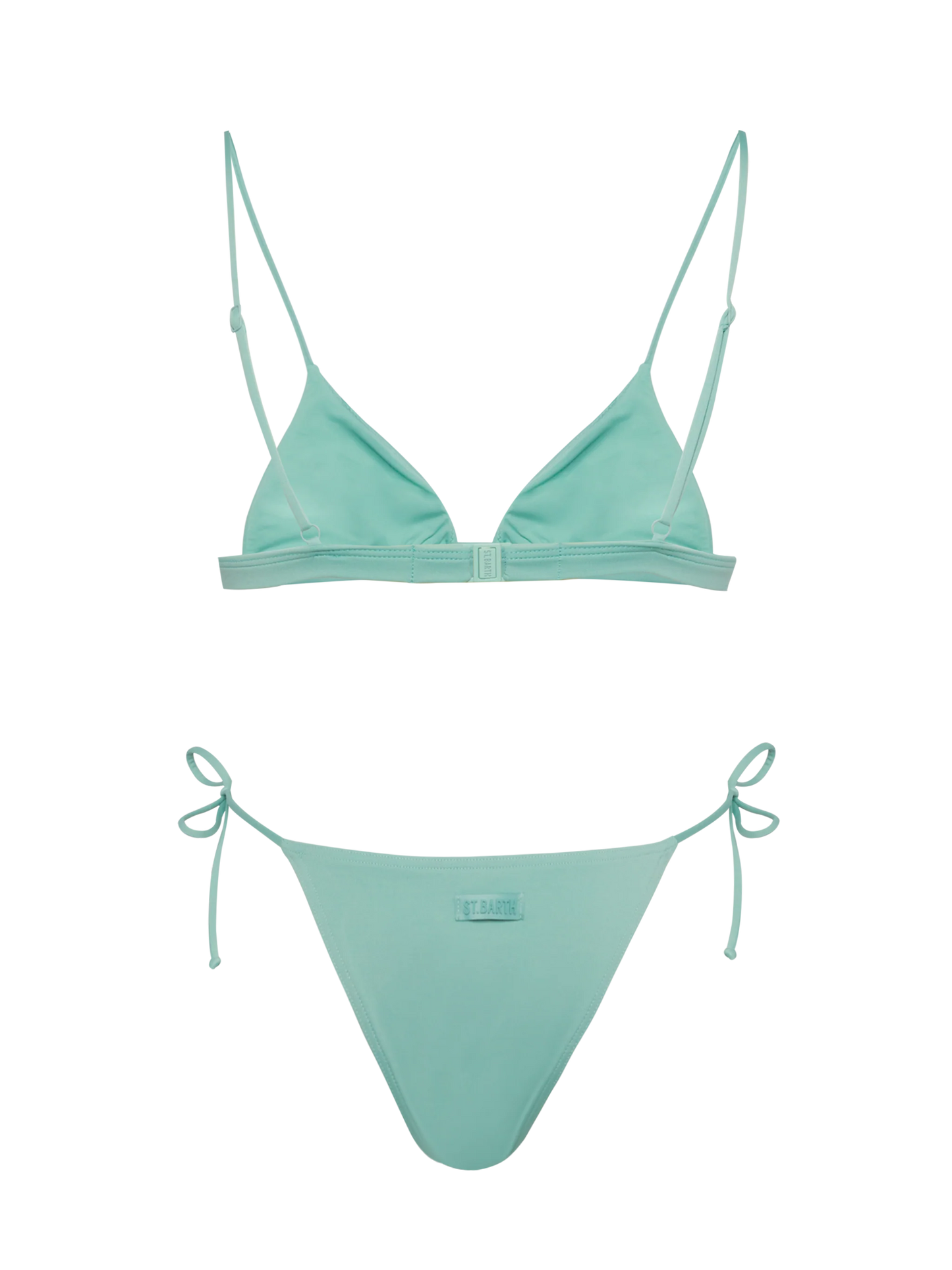 Rylie Marielle sage green bikini with triangle top and classic briefs