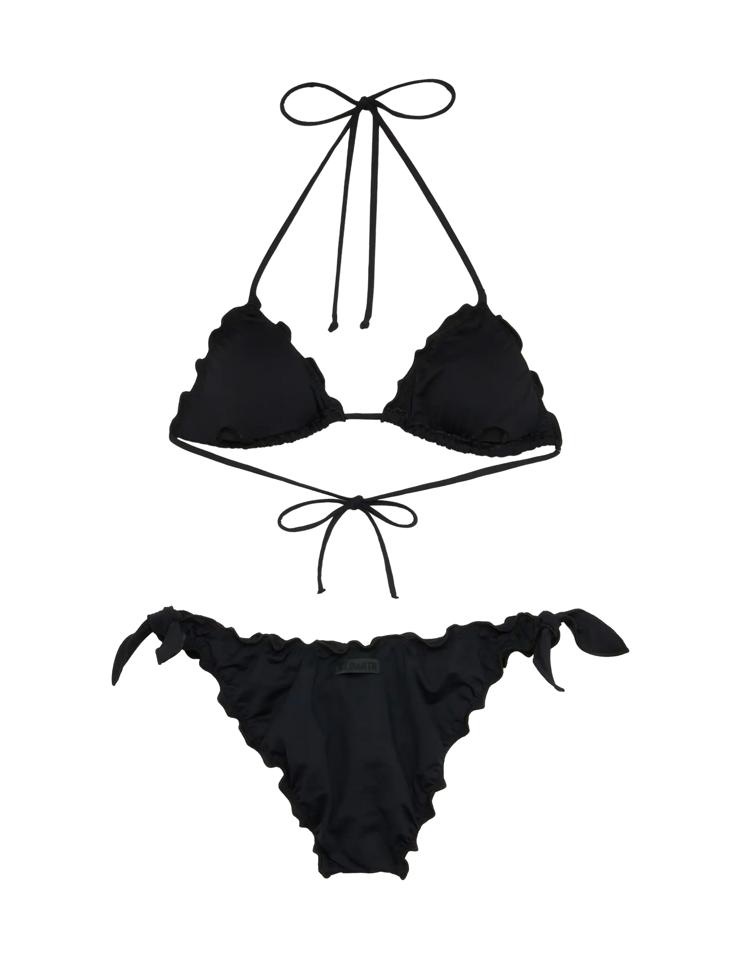 White black classic triangle bikini Sagittarius Moon