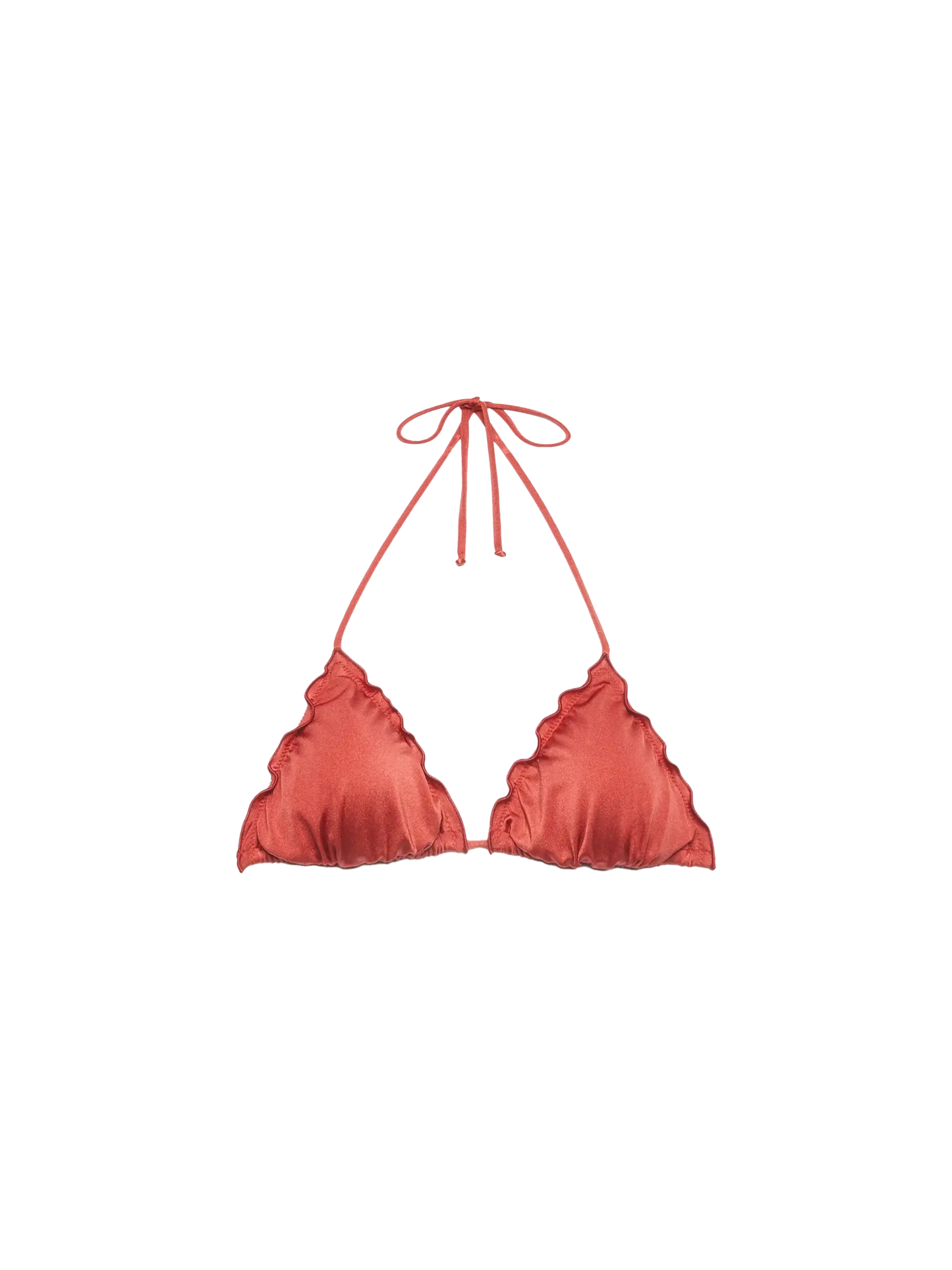 Sagittarius shimmer brick red classic triangle top