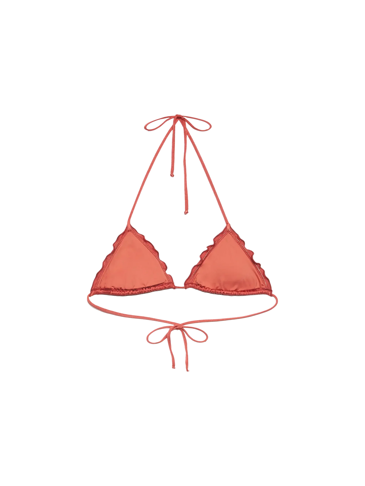 Sagittarius shimmer brick red classic triangle top