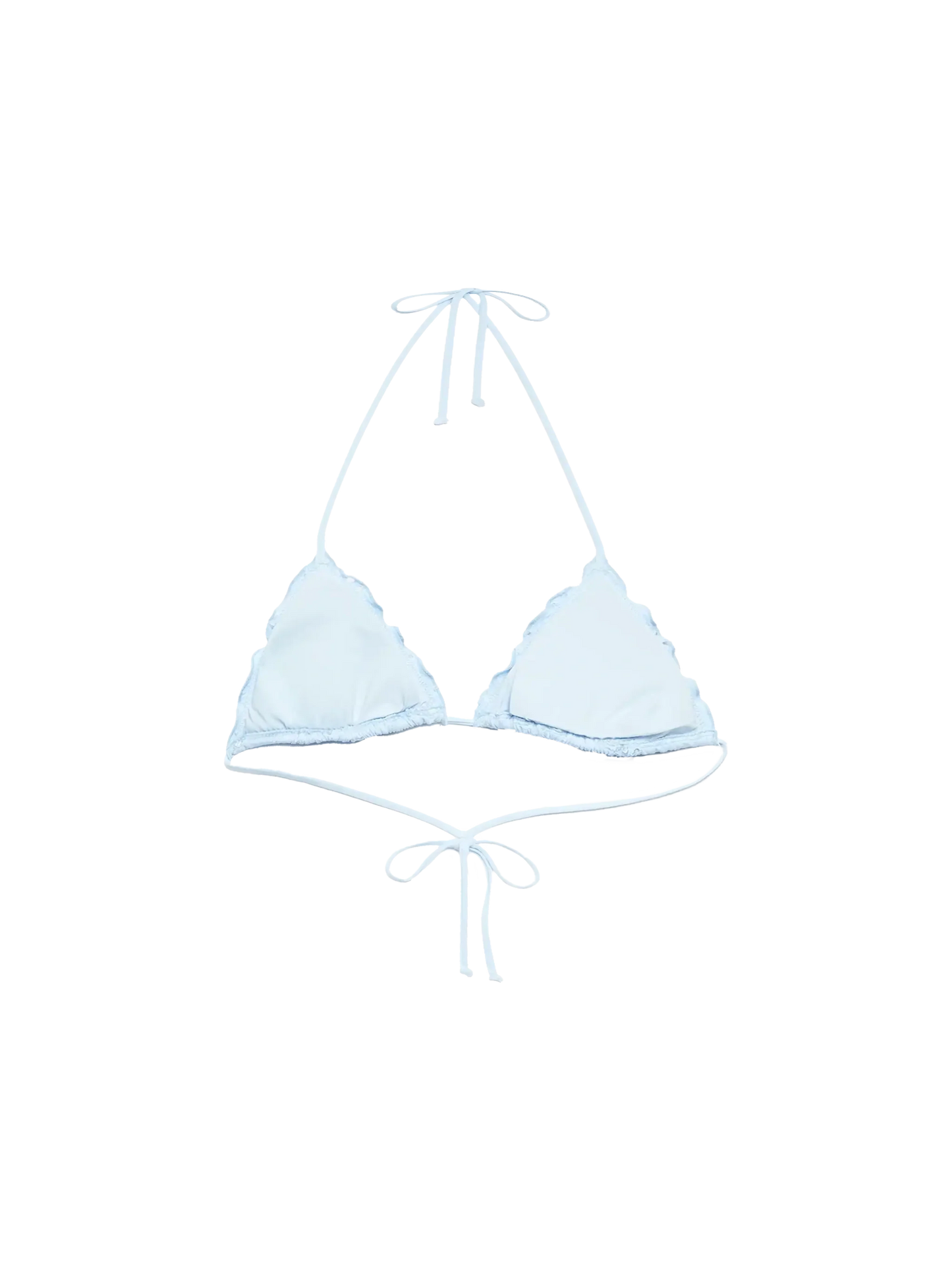 Sagittarius classic light blue Sangallo lace triangle top