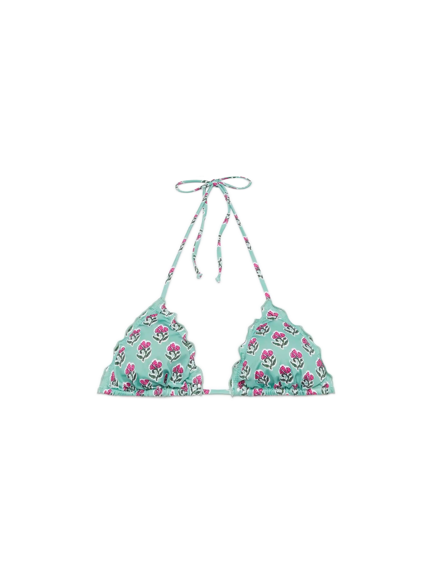 Sagittarius classic triangle top with floral print