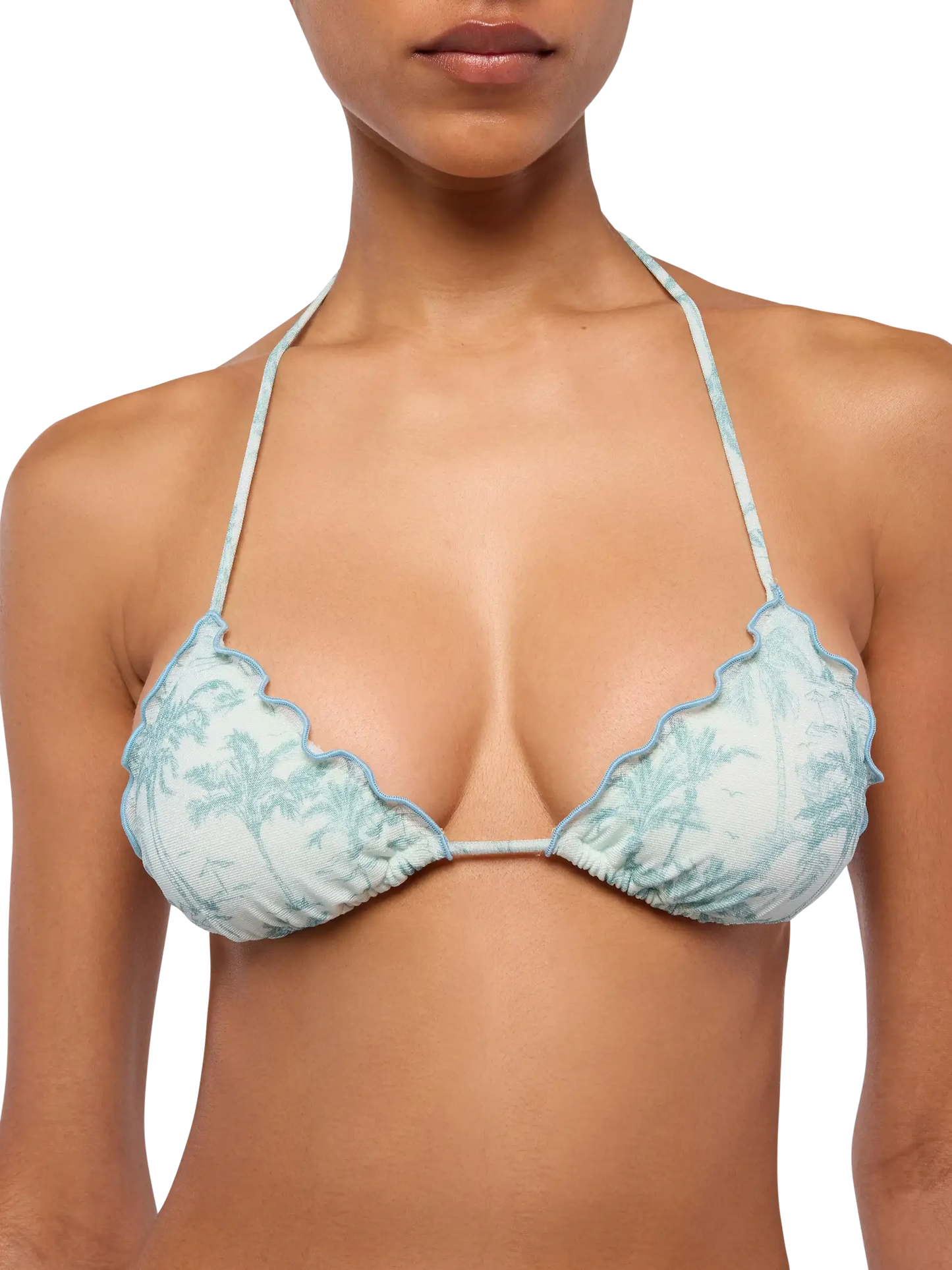 Sagittarius classic triangle top with floral print
