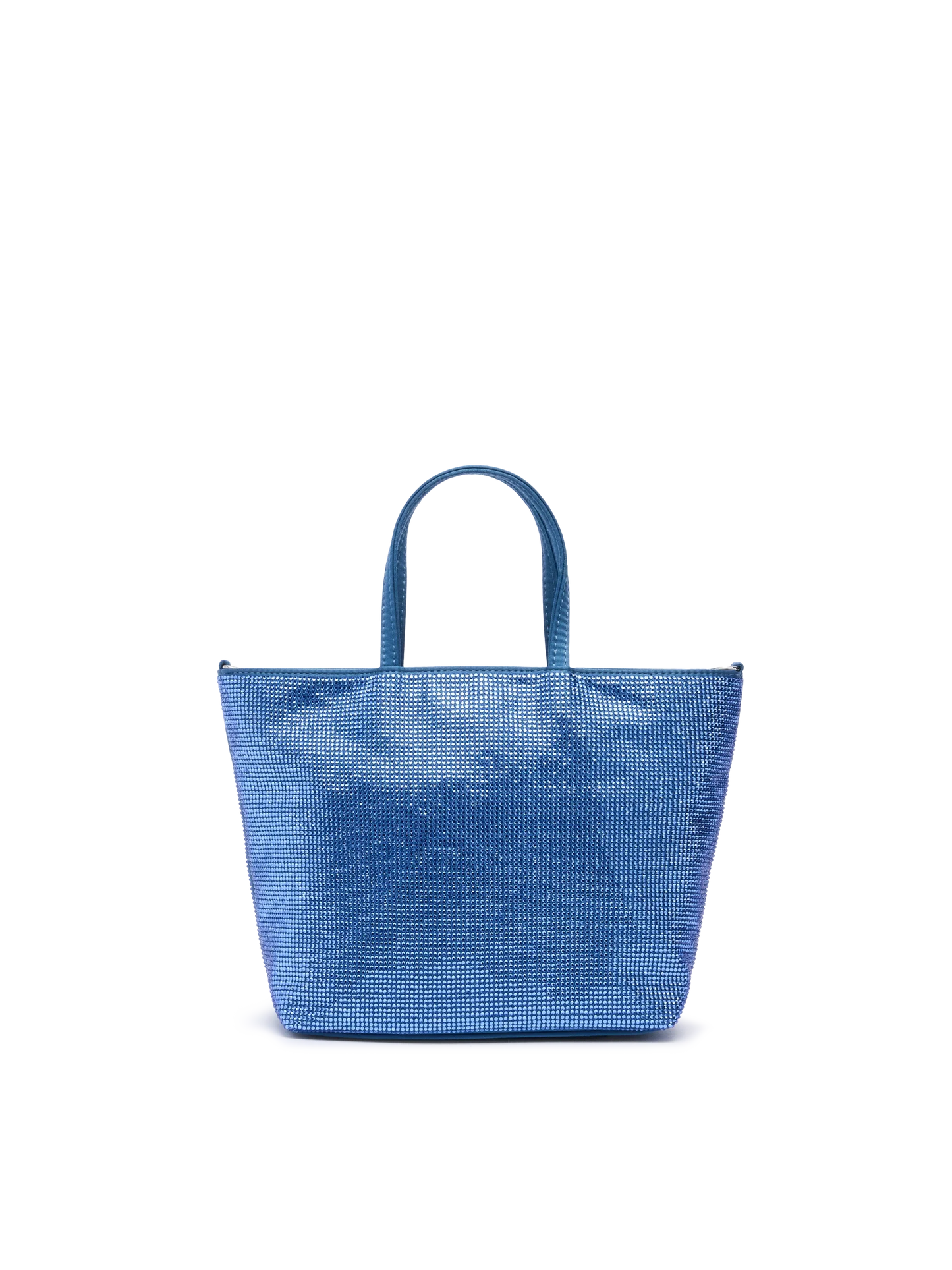 Strass Mini Bag with steel blue rhinestones