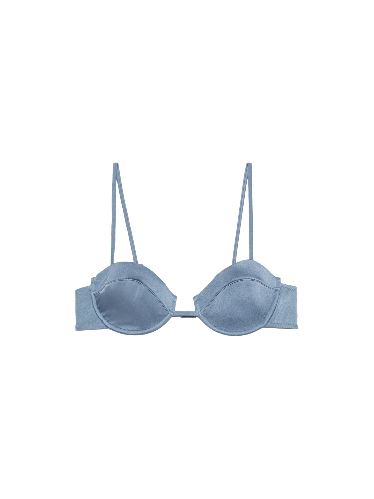 Salina shimmer avio blue underwired bralette
