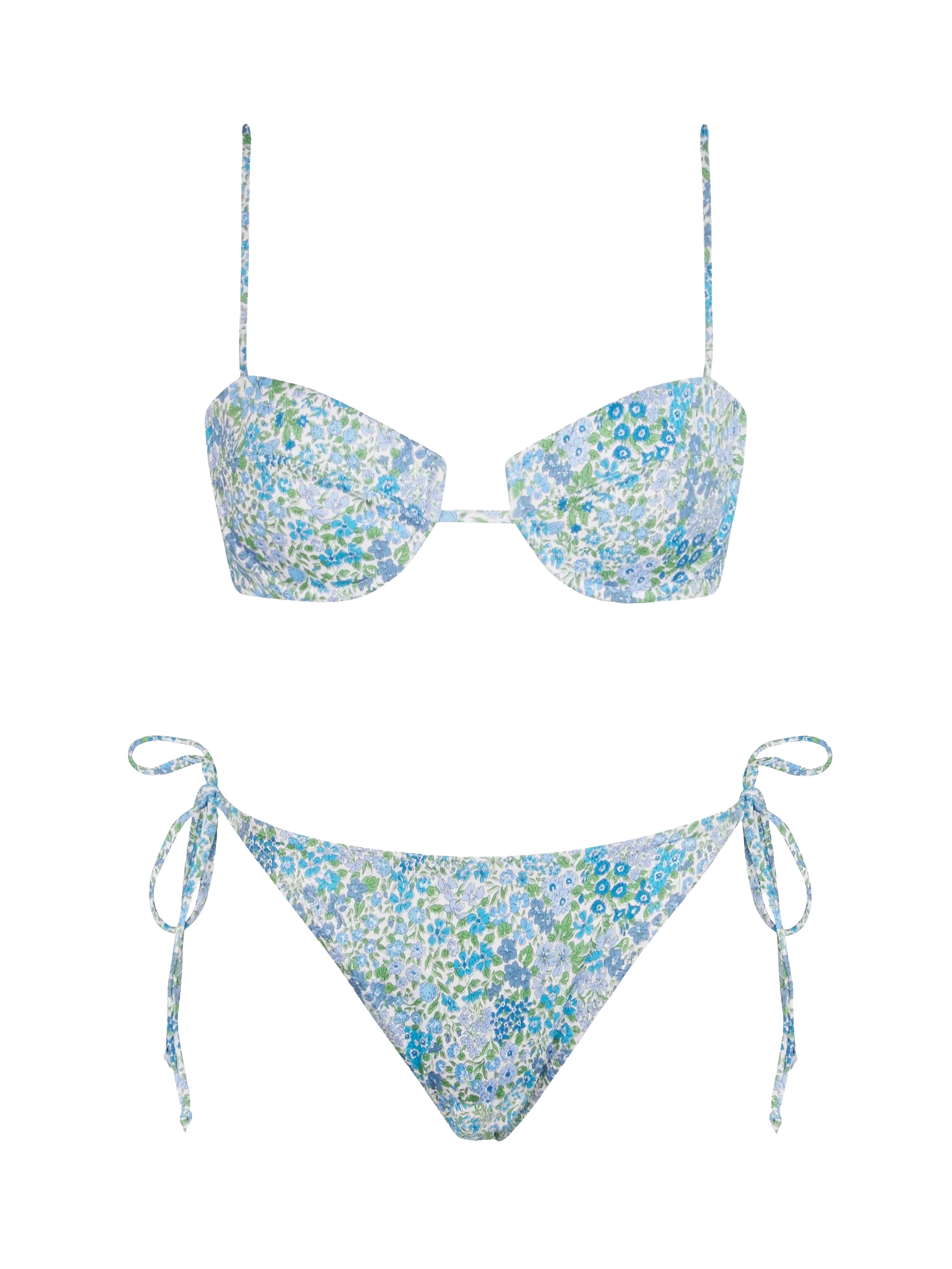 Woman Joanna Luise underwired bralette bikini Salina Virgo | MADE WITH LIBERTY FABRIC