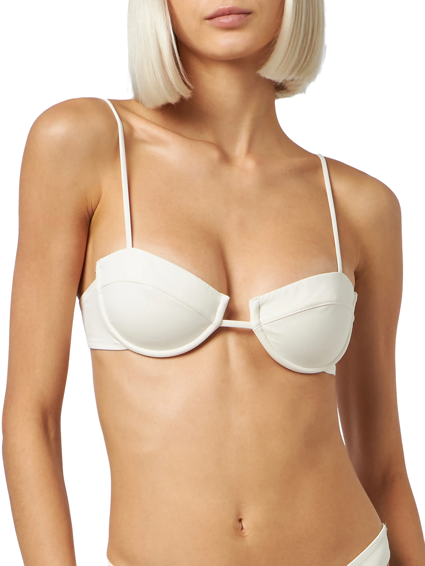 Woman off-white underwired bralette bikini Salina Lido