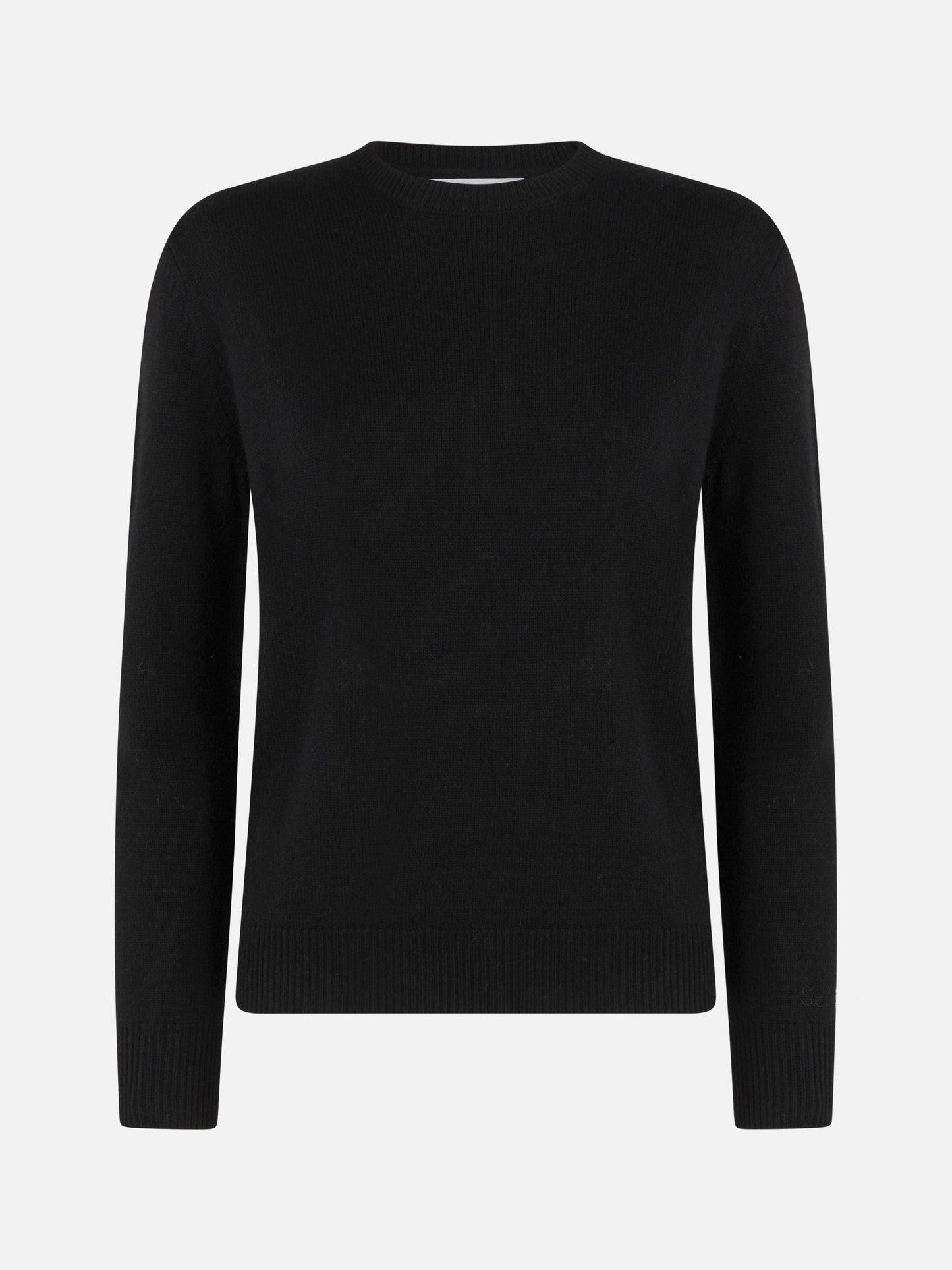 Woman black pure cashmere sweater Sorbonne