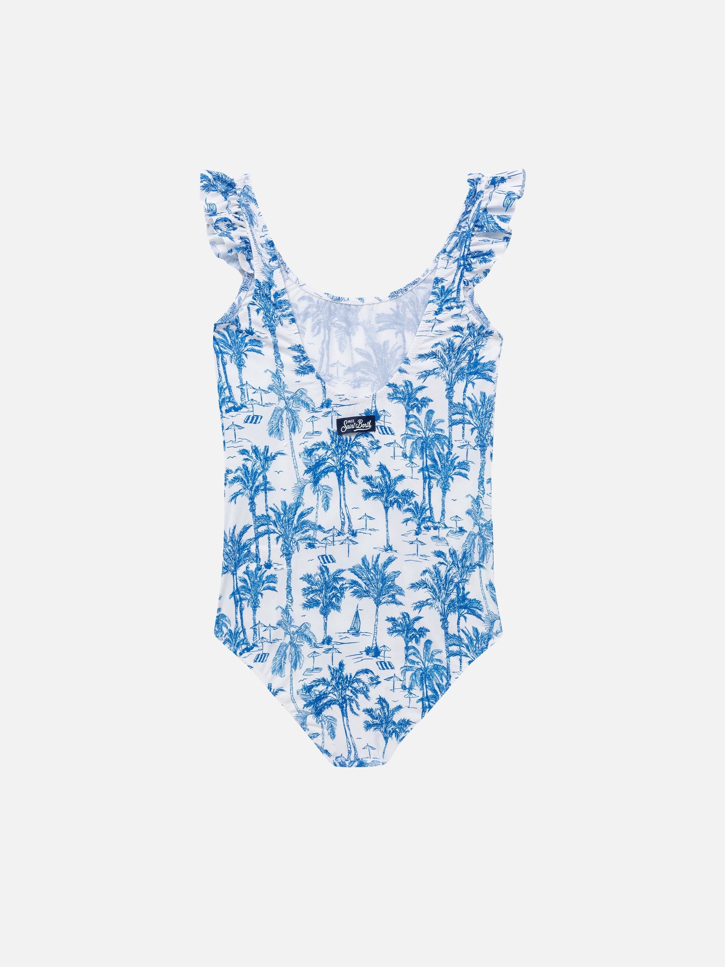 Tilda one-piece swimsuit with ruffled straps