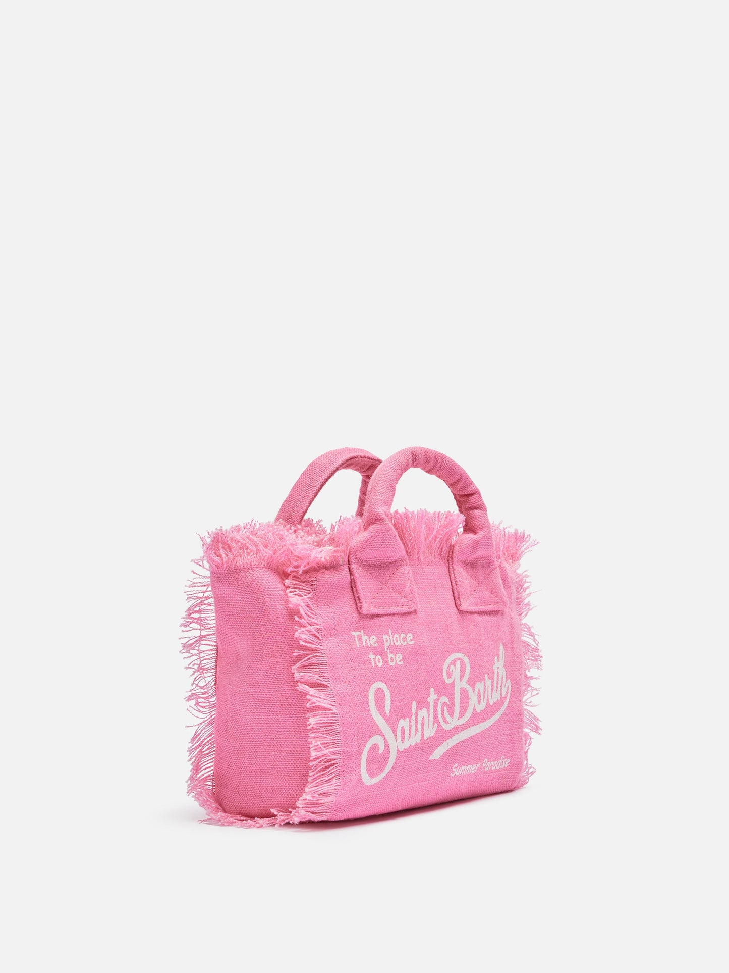 Mini Vanity pink Linen bag