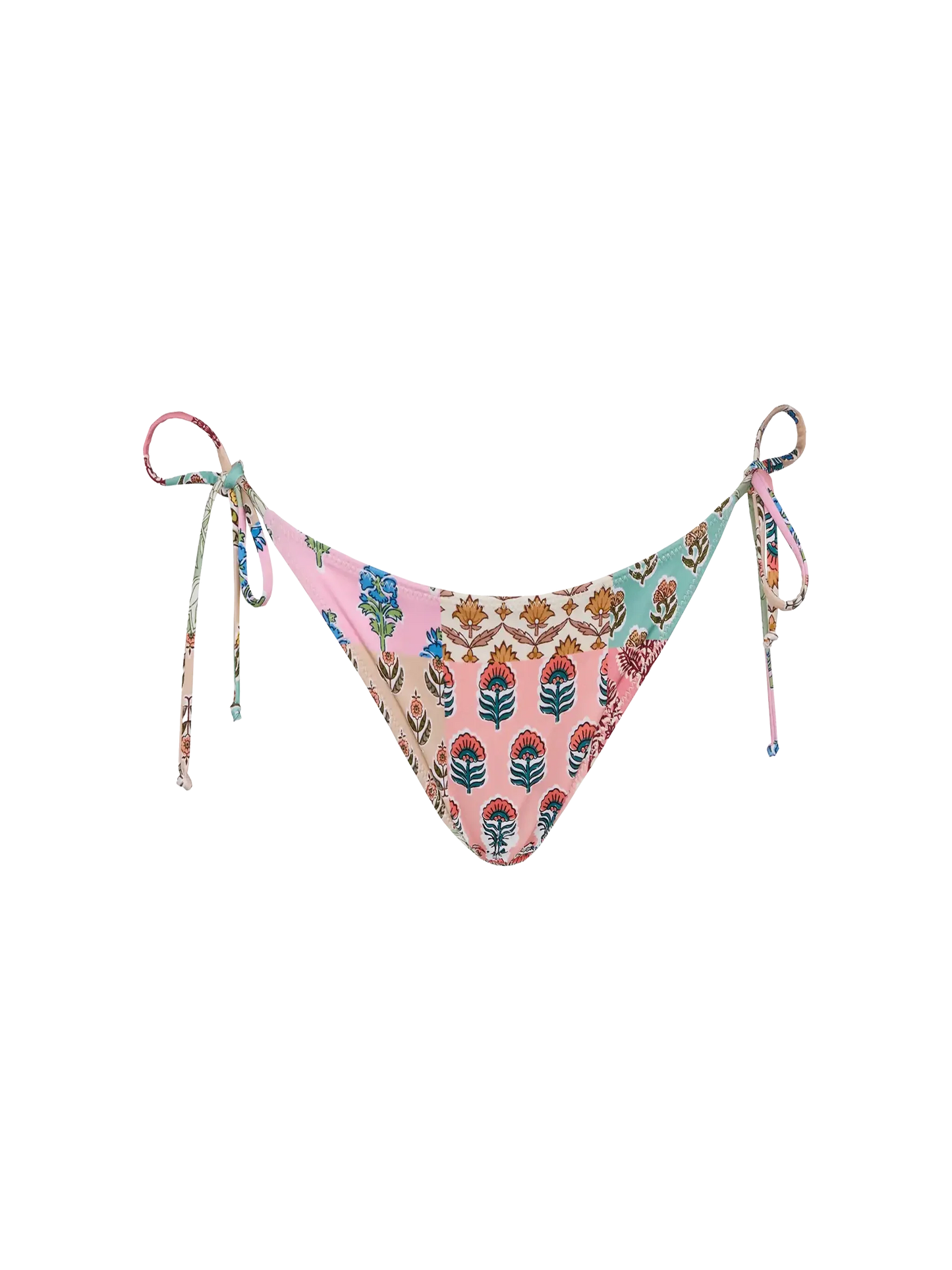 Virgo classic swim briefs with floral patch print