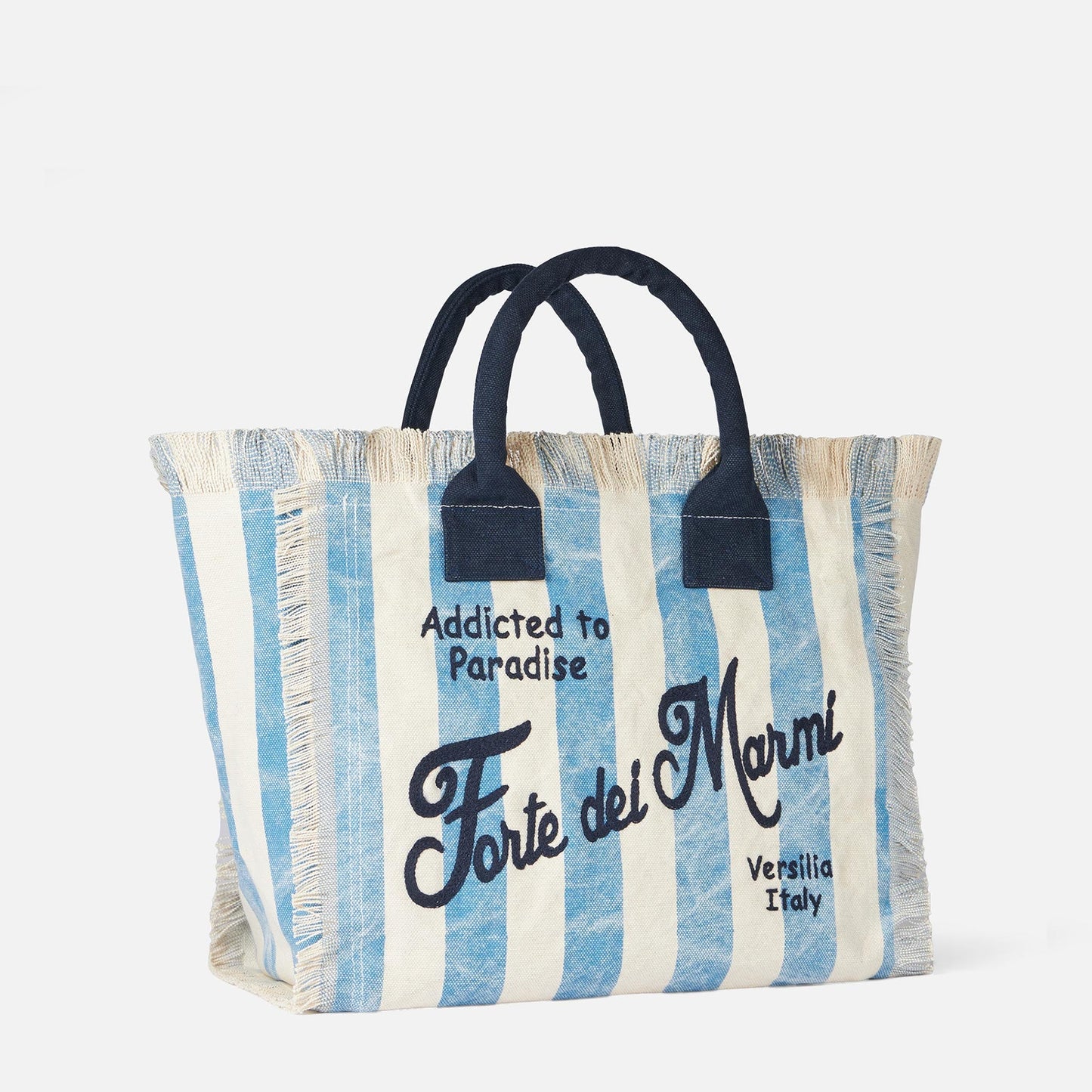 Vanity canvas shoulder bag with Forte dei Marmi print - MC2 Saint Barth