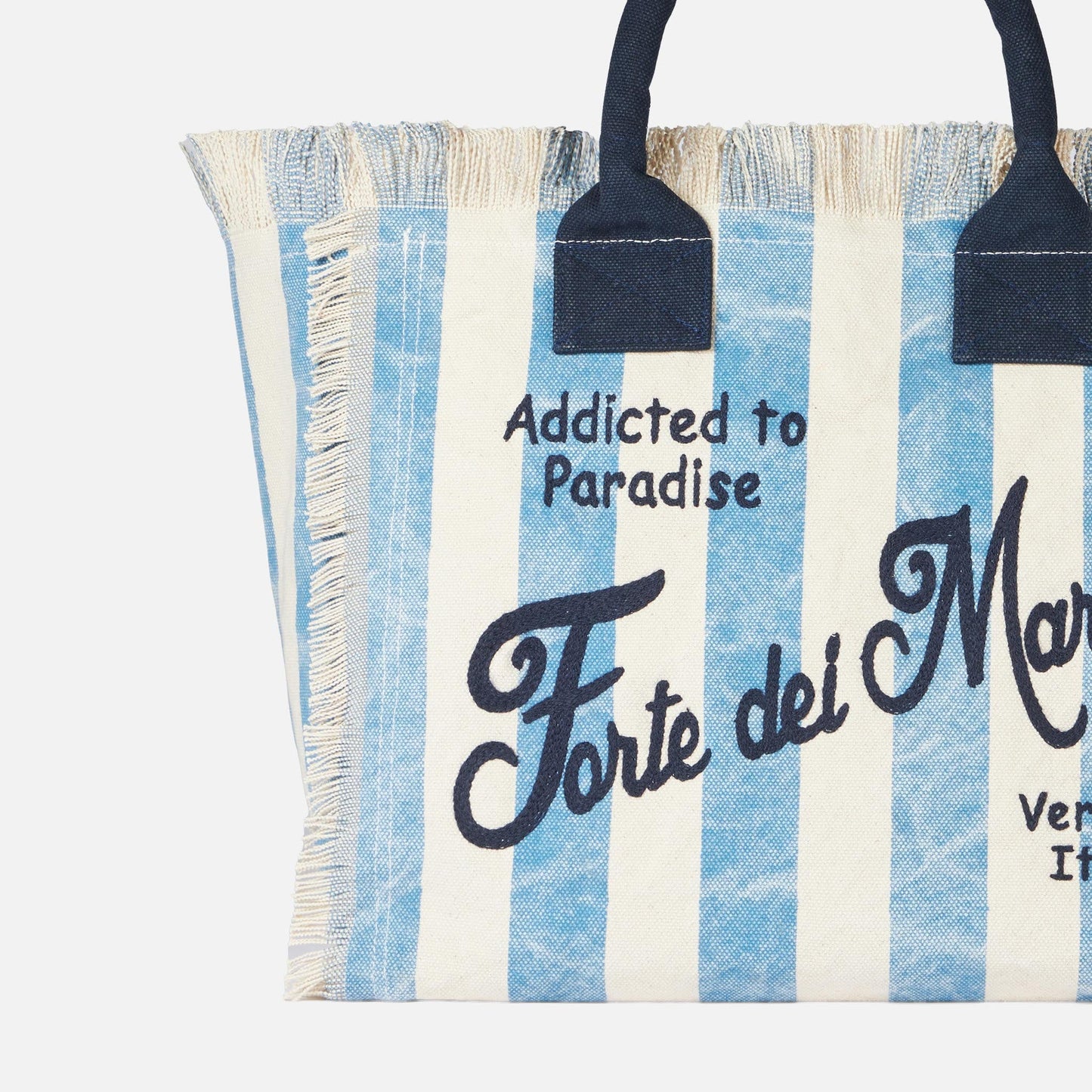 Vanity canvas shoulder bag with Forte dei Marmi print - MC2 Saint Barth