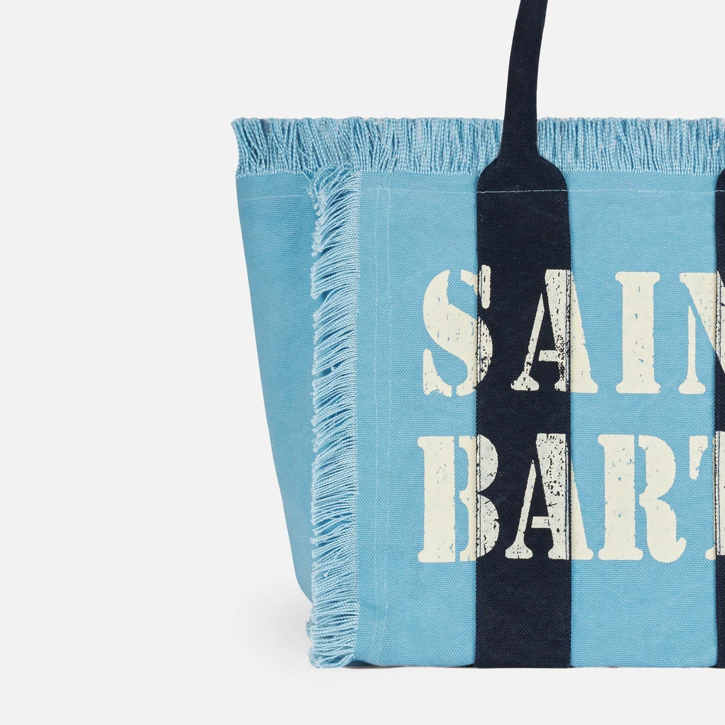Vanity canvas shoulder bag with Saint Barth logo - MC2 Saint Barth