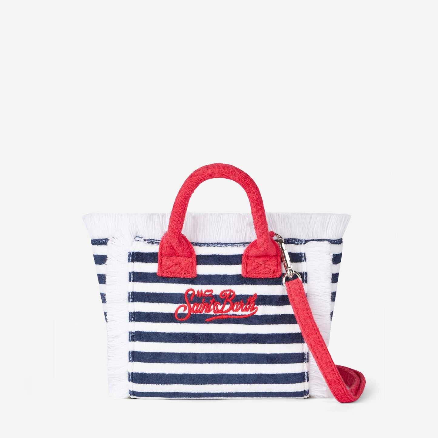 Mini Vanity terry striped handbag - MC2 Saint Barth