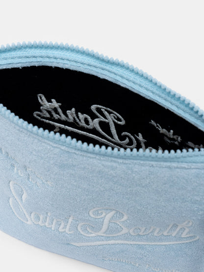Light blue terry pochette Aline - MC2 Saint Barth