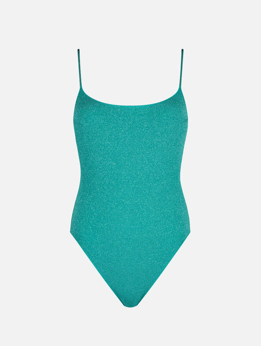 Woman lurex one-piece swimsuit Cecille