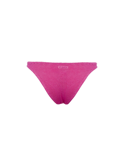 Woman pink classic crinkle swim briefs Elise