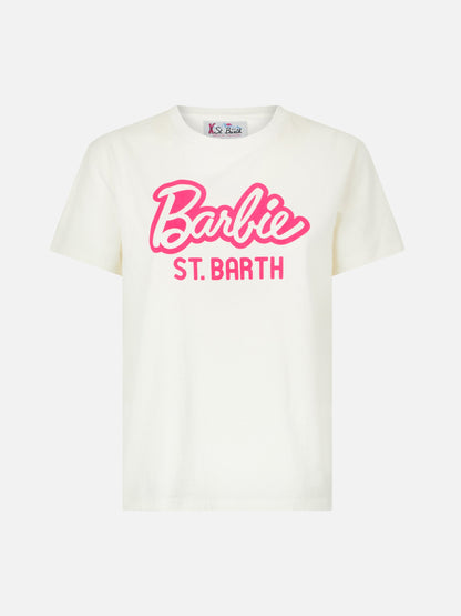 Woman heavy cotton t-shirt with Barbie St. Barth print | BARBIE SPECIAL EDITION