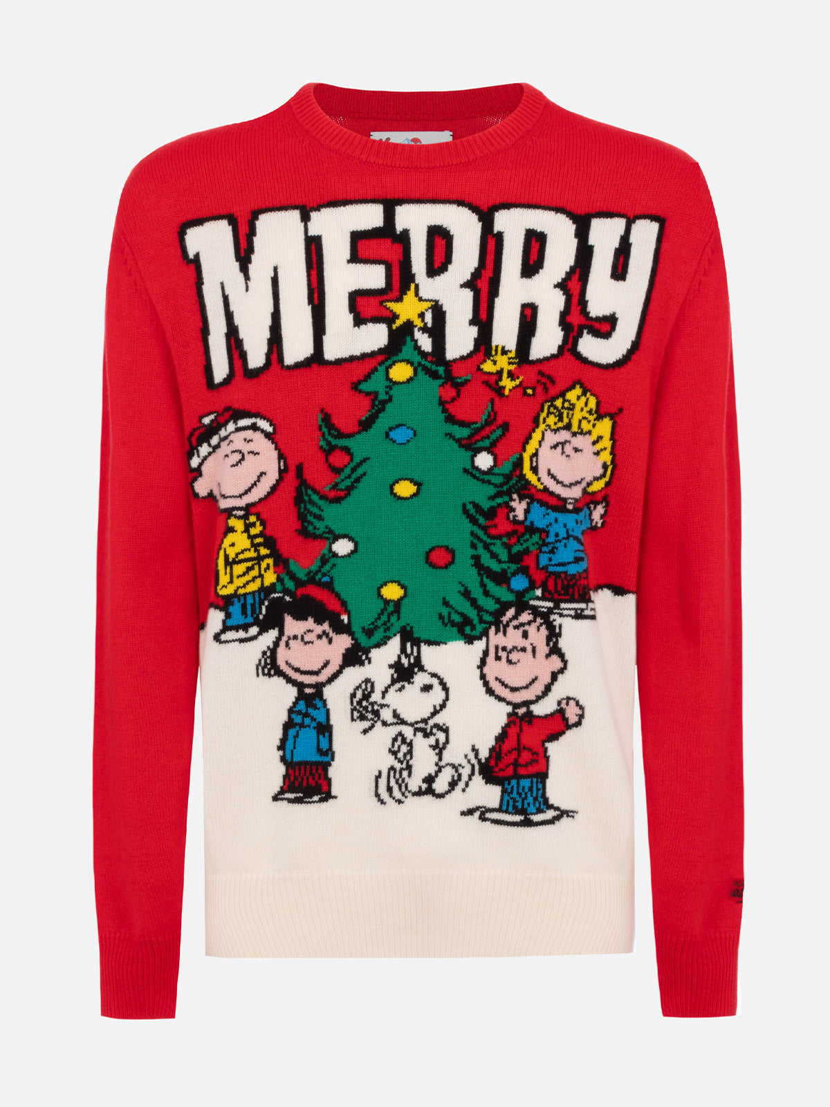 Man red sweater Heron with Peanuts jacquard | SNOOPY PEANUTS SPECIAL EDITION