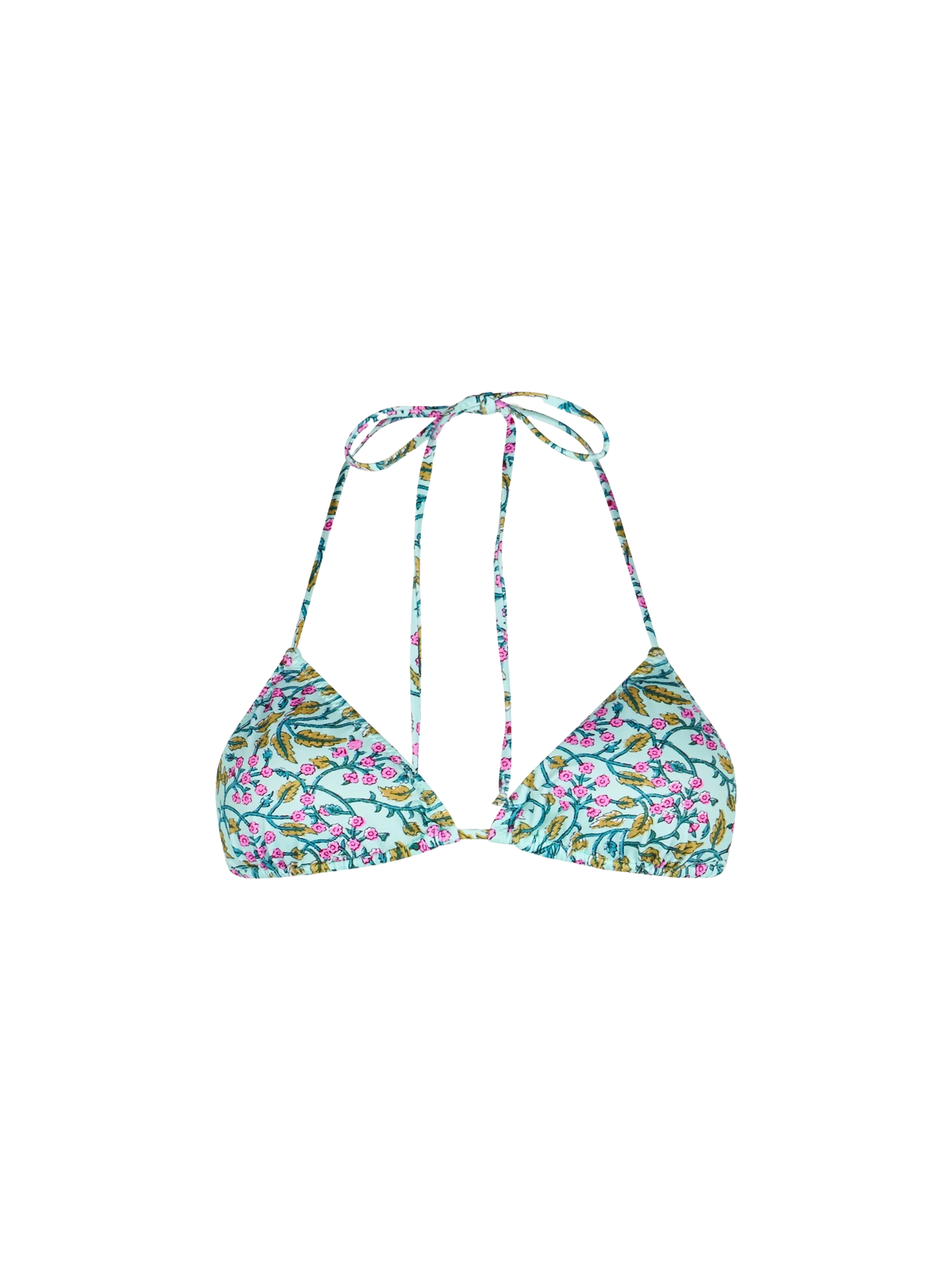 Woman radical flower triangle top swimsuit Leah