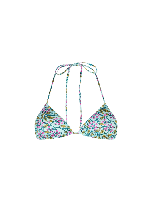 Woman radical flower triangle top swimsuit Leah