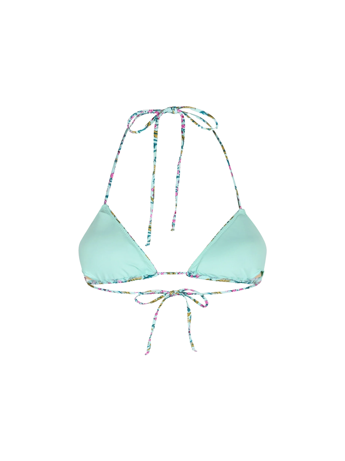Woman radical flower triangle top swimsuit Leah