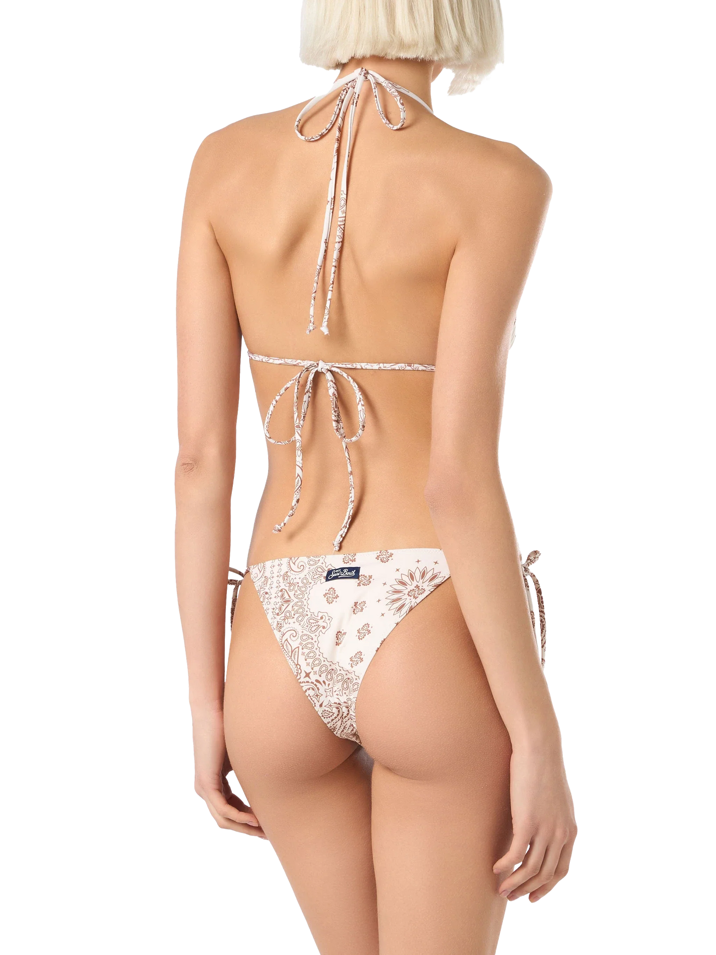 Woman bandanna triangle bikini Leah Marielle