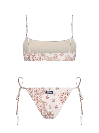 Woman bandanna bralette bikini Sadie Marielle