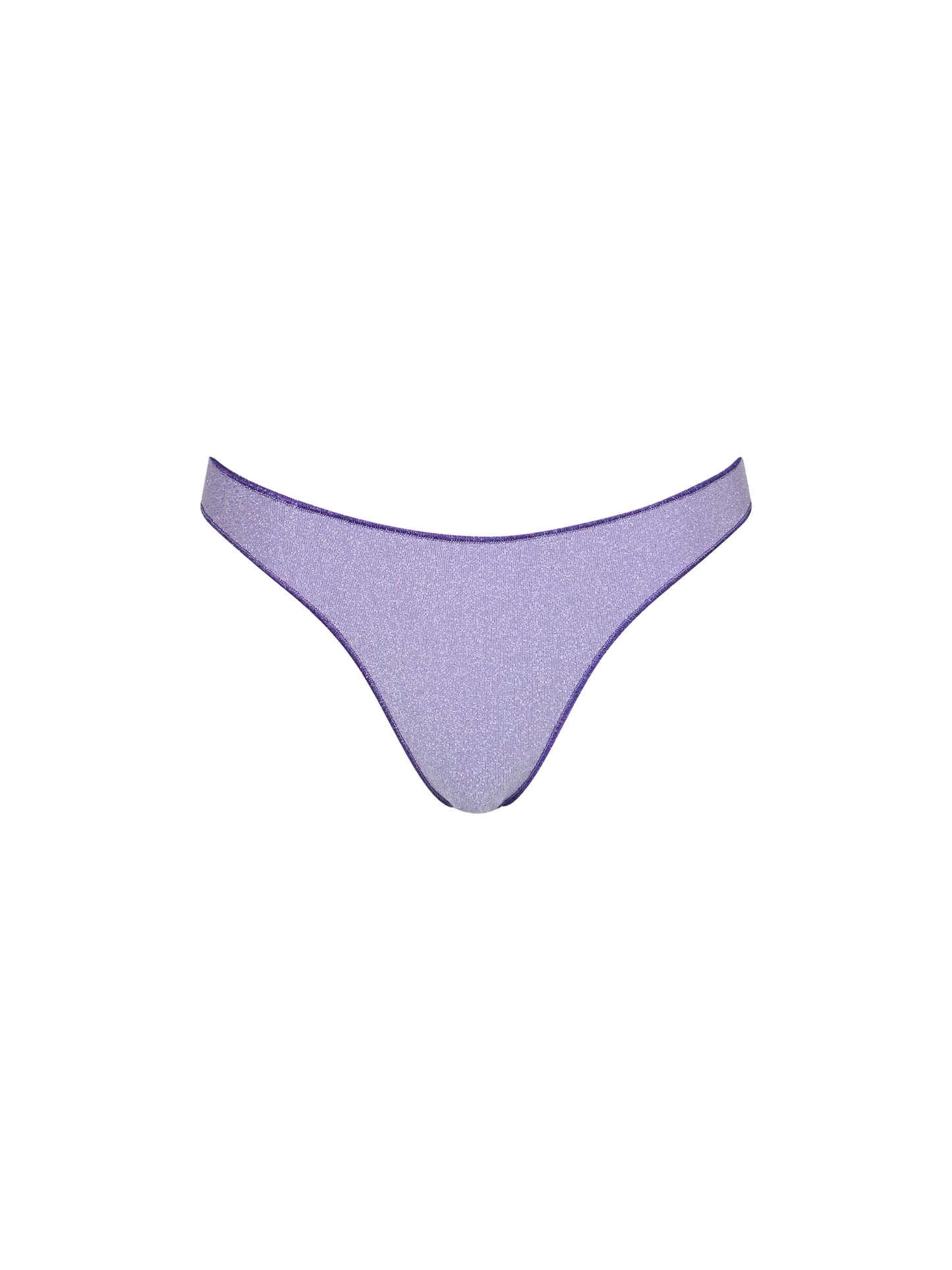 Woman lilac lurex cheeky swim briefs Naomi