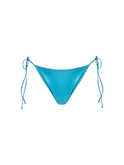 Woman lamina teal classic swim briefs Marielle