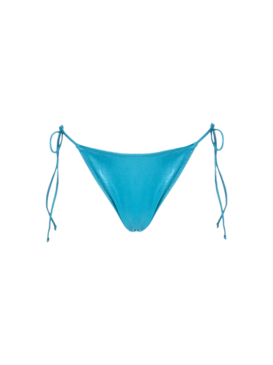 Woman lamina teal classic swim briefs Marielle