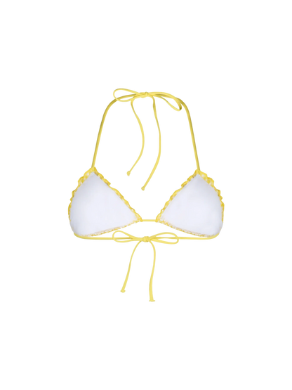 Woman seersucker classic triangle beach top Sagittarius