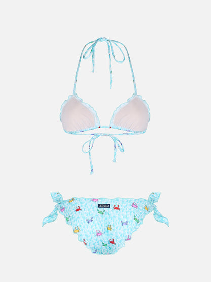 Woman crab triangle classic bikini Sarius