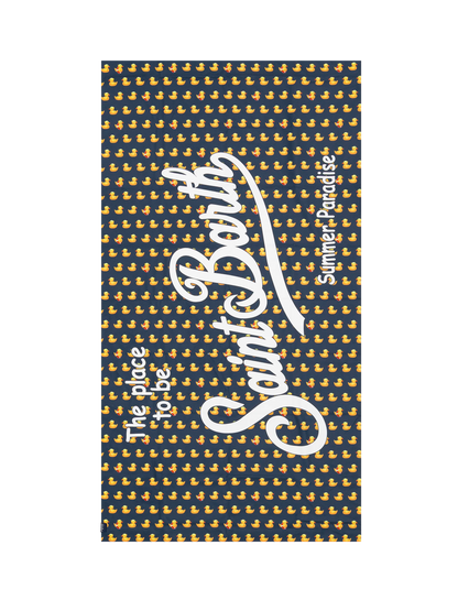 Microfiber beach towel Aidan with ducky print