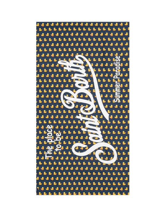 Microfiber beach towel Aidan with ducky print