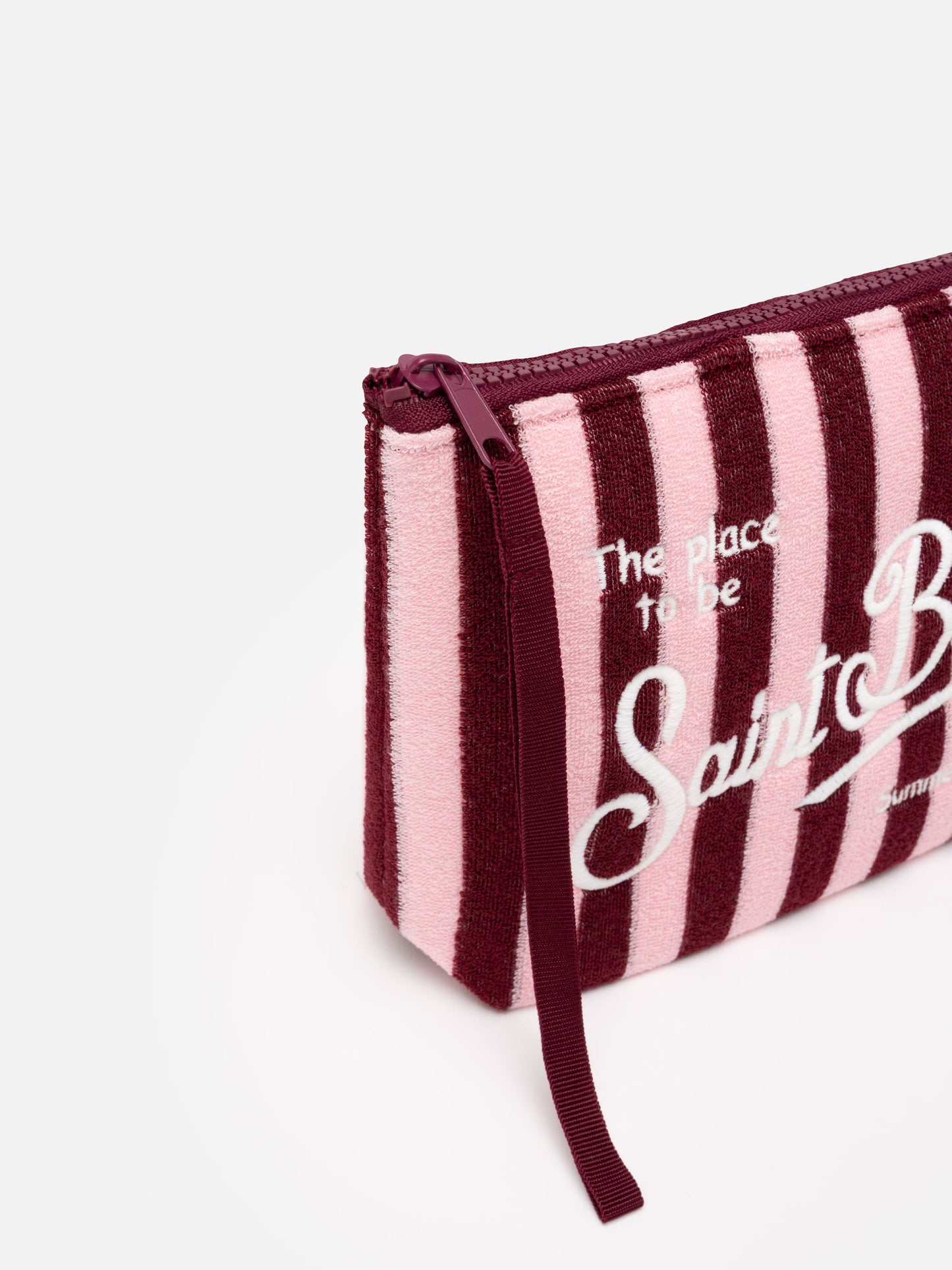 Aline striped embossed terry pochette - MC2 Saint Barth