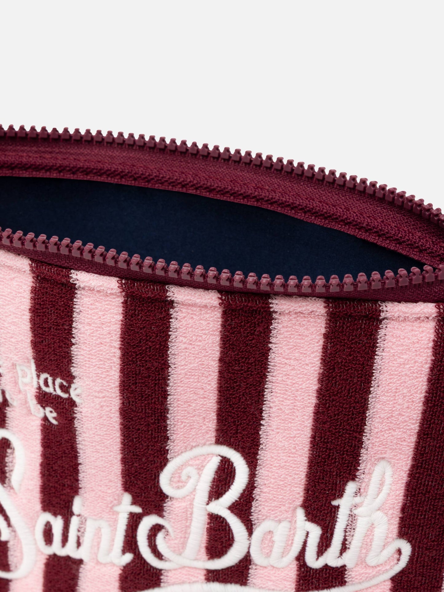 Aline striped embossed terry pochette - MC2 Saint Barth