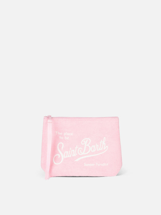 Pink terry pochette Aline - MC2 Saint Barth