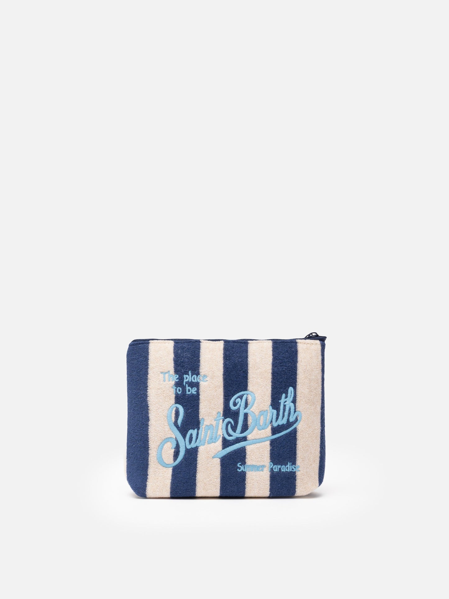 Aline striped embossed terry pochette - MC2 Saint Barth