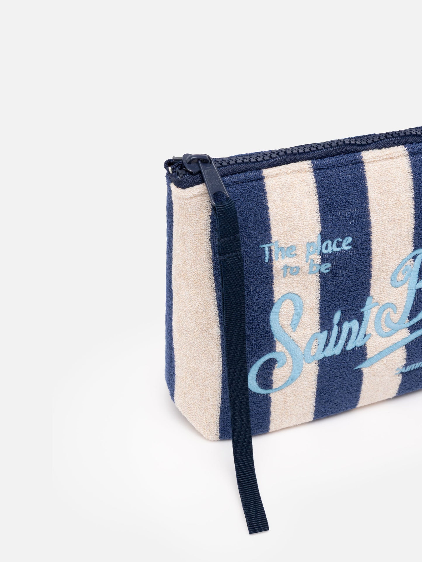 Aline striped embossed terry pochette - MC2 Saint Barth