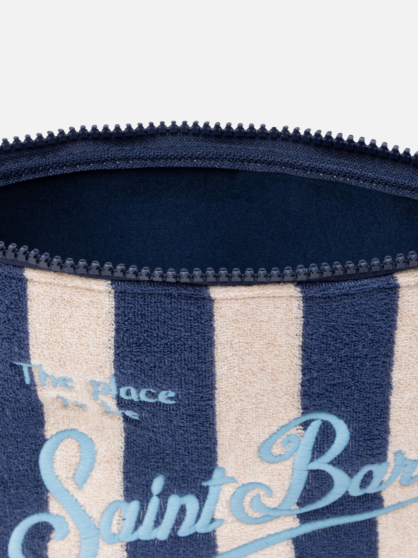 Aline striped embossed terry pochette - MC2 Saint Barth