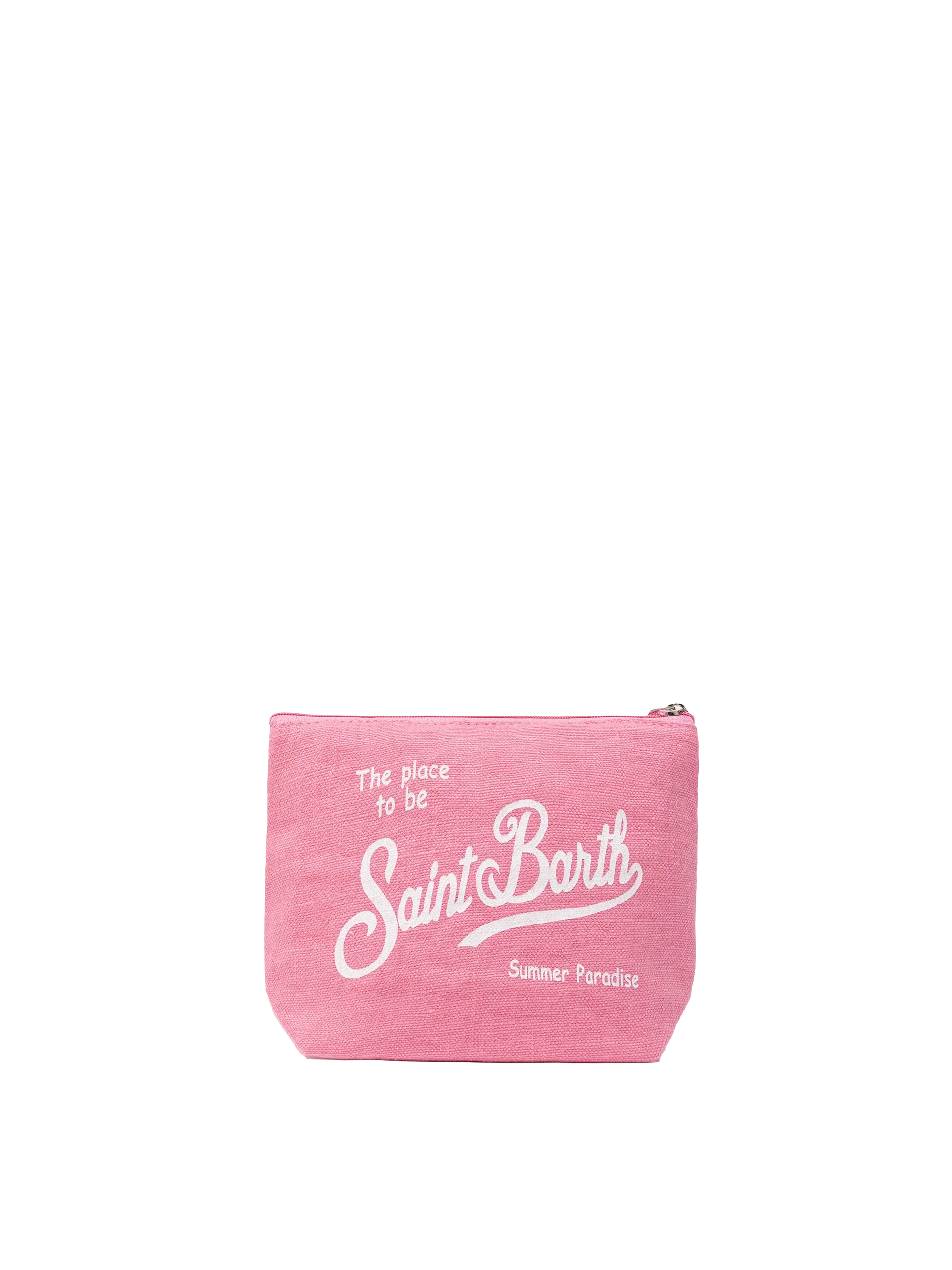 Aline pink linen pochette - MC2 Saint Barth