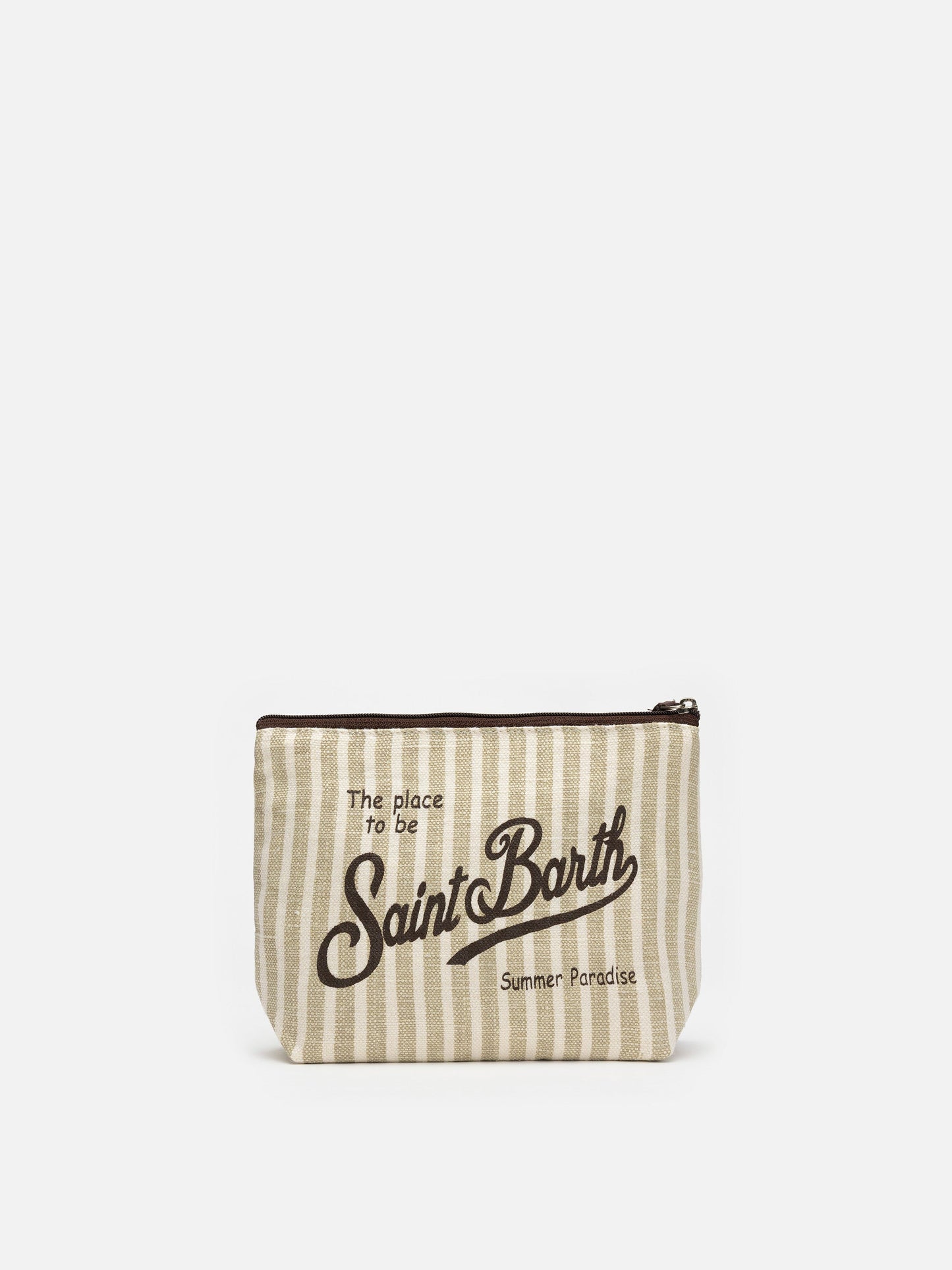 Pochette Aline in lino a righe