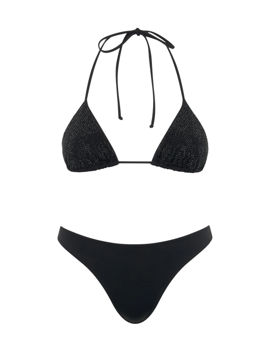 Woman triangle bikini Annabelle Virgo with rhinestones