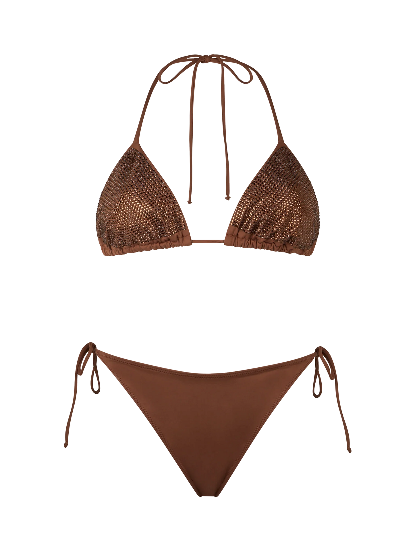 Woman triangle bikini Annabelle Virgo with rhinestones