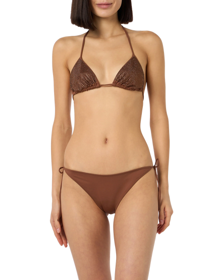 Woman triangle bikini Annabelle Virgo with rhinestones