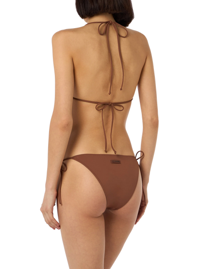 Woman classic swim briefs Virgo with rhinestones