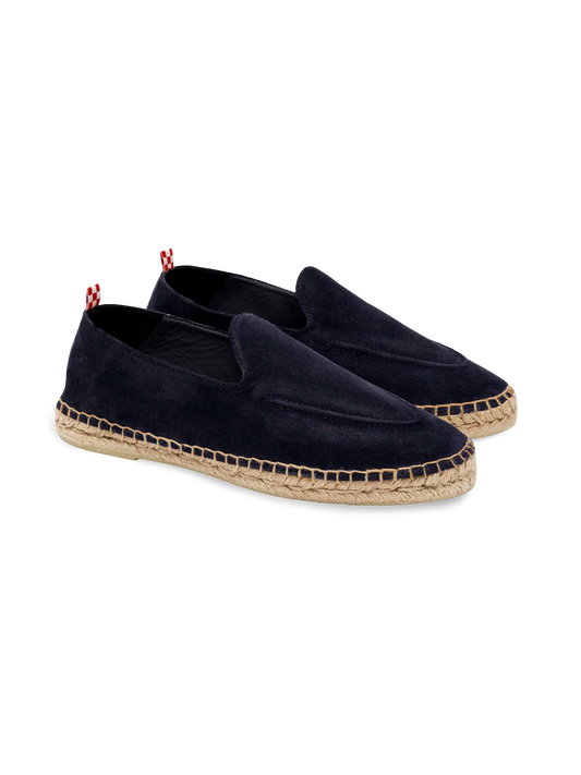 Navy blue suede Armand espadrilles