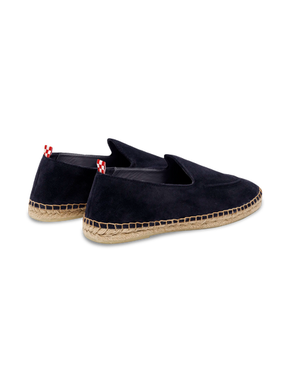 Navy blue suede Armand espadrilles